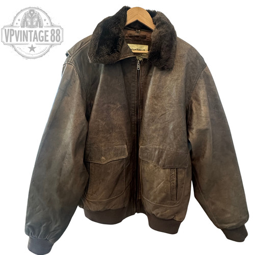 Giacca bomber vintage aviator - giacca,