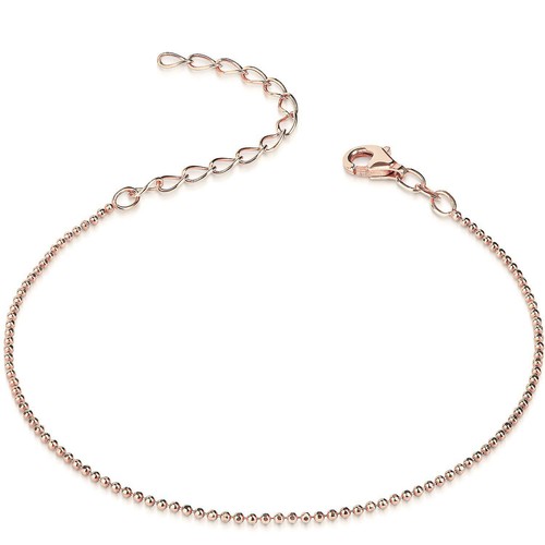 Bracciale oro rosa catena - , a
