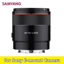 Samyang 75 mm F1.8 obiettivo principale full frame grande apertura per fotocamera Sony attacco E