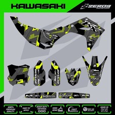 KAWASAKI KX KXF MOTOCROSS MX Kit grafica: KX KXF 125 - 450 LAZR BLK/YEL
