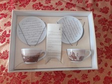 la perla di torino collection cup tazze set thè cioccolata vintage affare !