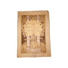 Attestato Medaglia D'oro 1912
