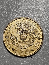 Moneta Da 200 Lire Arma Dei Carabinieri 1814 - 1994