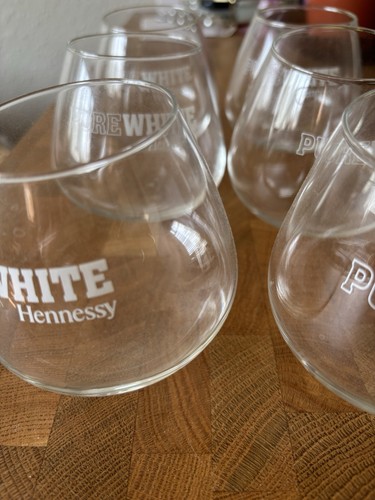 Pure white hennessy glasses - pure,