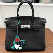 Borsa charm vera pelle - vera, stampa
