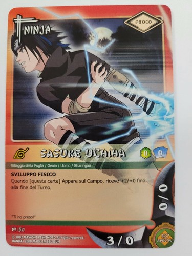 Naruto card game - card, sasuke