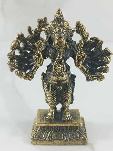 Ganesh braccia metallo - ganesh, oro