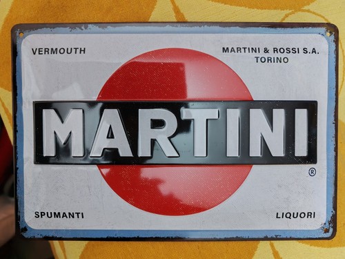 Insegna tabella martini - insegna,