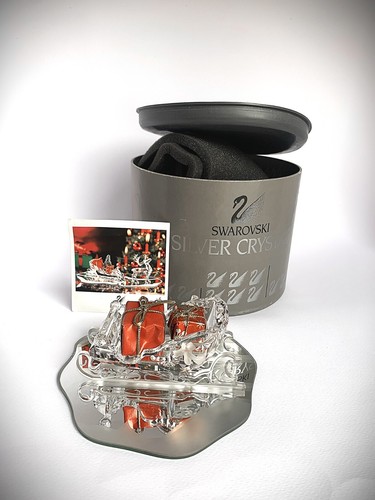 Swarovski slitta completa del - swarovski,