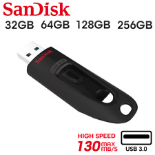 SanDisk Ultra USB 32 GB 64 GB 128 GB 256 GB 3.0 Flash Pen Drive Memory Stick Backup