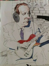 Les Paul Original Draw AD se ti piace Chet Atkins Gibson Chitarre