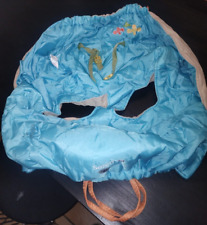 Protezione seduta carrello spesa per bambini di colore azzurro
