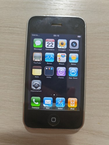Apple iphone 8gb a1241 nero - 3g,