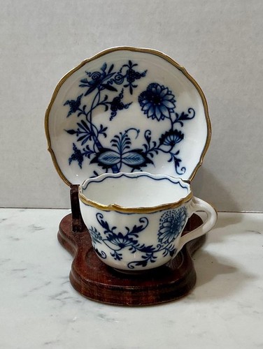 Tazza piattino vintage meissen - tazza/piattino,