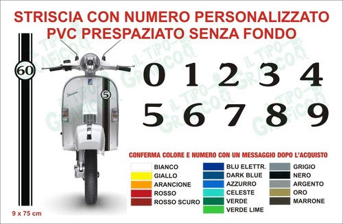 Striscia sticker numero - striscia,