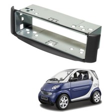 MASCHERINA AUTORADIO STEREO SMART FORTWO GRIGIO 1-DIN ADATTATORE CORNICE RADIO