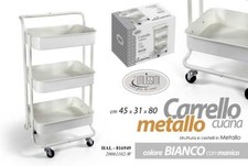 CARRELLO CUCINA METALLO +