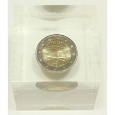 2 € SLOVENIA 2007 TRATTATO DI ROMA - 2 Euro FDC in blocco acrilico