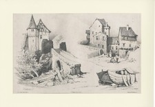 LITOGRAFIE - Paysage -Hubert