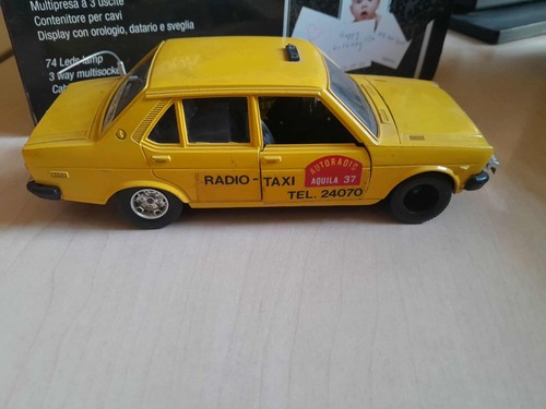 Burago fiat 131 radio taxi - burago,