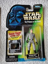 Star Wars POTF2. Captain Piett With Pistol & Freeze Frame. MOC. 