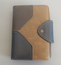 PORTA BIGLIETTI DA VISITA PROFESSIONALE ECOPELLE RACCOGLITORE ad Anelli