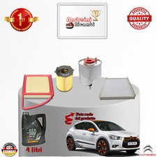KIT TAGLIANDO FILTRI + OLIO CITROEN DS4 1.6 e-HDi /HDi110 82KW 112CV DAL 2011 ->