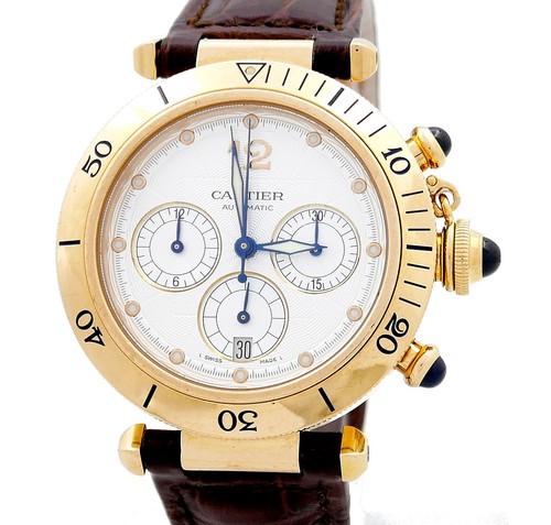 Cartier pasha chronograph 38mm - cartier,