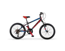 MTB MBM DISTRICT 20 SHIMANO RS36 6V NERO ROSSO