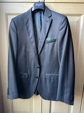 ZARA MAN Veste Costume gris