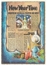 1978 cartolina Buon Anno Nuovo