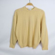 Maglione Trussardi da Uomo Giallo 100% Cashmere Taglia 50 Taglia L