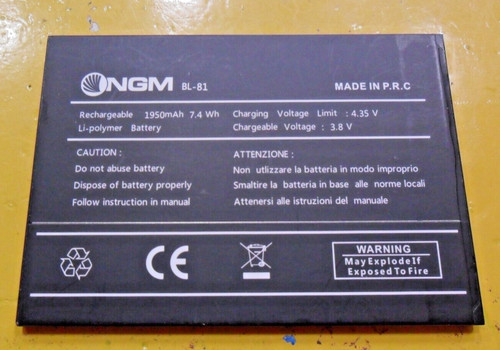 Batteria originale ngm 81 - batteria, bl-81