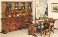 CREDENZA CRISTALLIERA RUSTICA