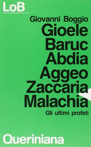 Gioele baruc abdia aggeo - gioele,