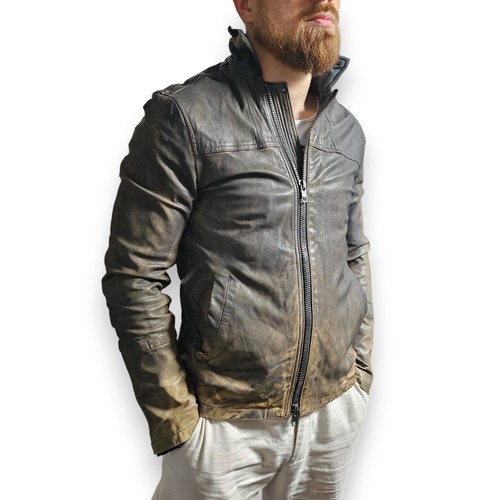 Giacca pelle uomo allsaints - giacca,