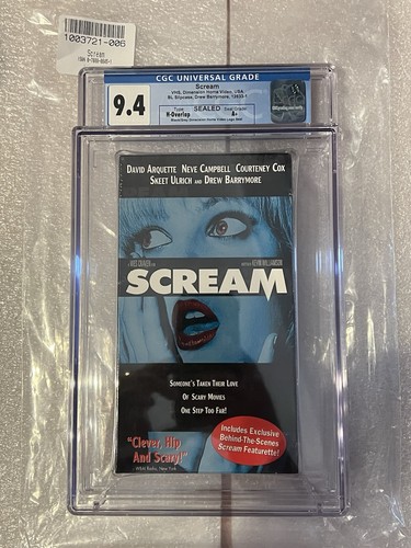 Scream vhs graded cgc - scream,