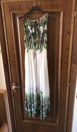 Vestito lungo natura - lungo, fiori