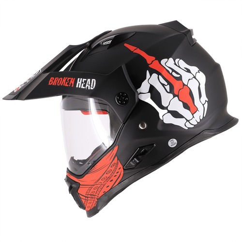 Casco enduro broken head con - casco,