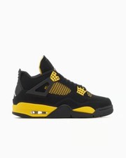 NIKE JORDAN 4 - NERO/GIALLO -