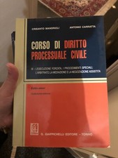 CORSO DI DIRITTO PROCESSUALE CIVILE MANDRIOLI CARRATTA PROCEDURA GIURISPRUDENZA