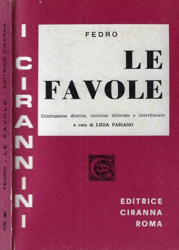 Favole fedro 1972 - favole., fedro.