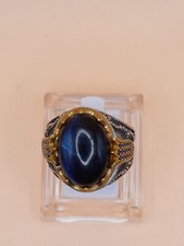 Anello Agata Blu Argento 925 -