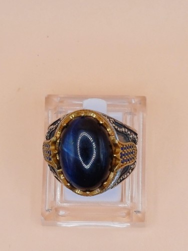 Anello agata blu - agata,