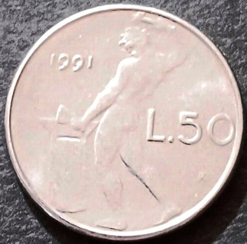 Coin italy lire - -, shiny