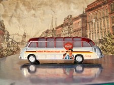 Diecast plastic model 1:55 no Wiking Football 1955 Setra BUS "COCA COLA" mint