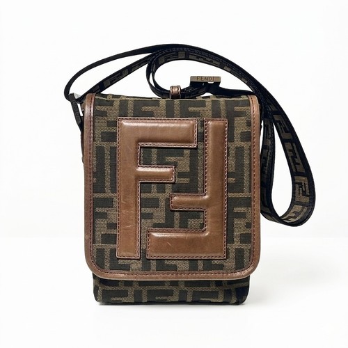 Fendi zucca pattern - zucca, flap
