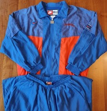 NIKE SPORTS FLORIDA GATORS TUTA COMPLETA GIACCA PANTALONE VINTAGE RETRÒ 90S L