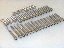 Honda XR650L 1993-2022 Coprimotore, Kit Bulloni a brugola inox cilindro (NX650)