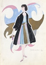 Disegno Vintage Originale Moda